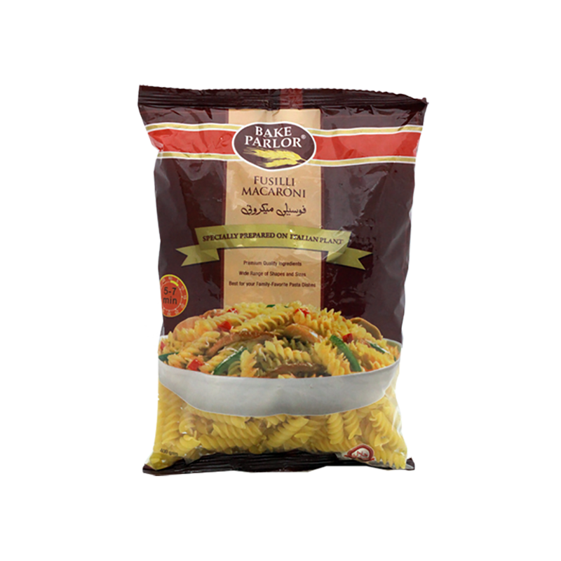 Bake Parlor Macaroni Fusilli Bag 400g