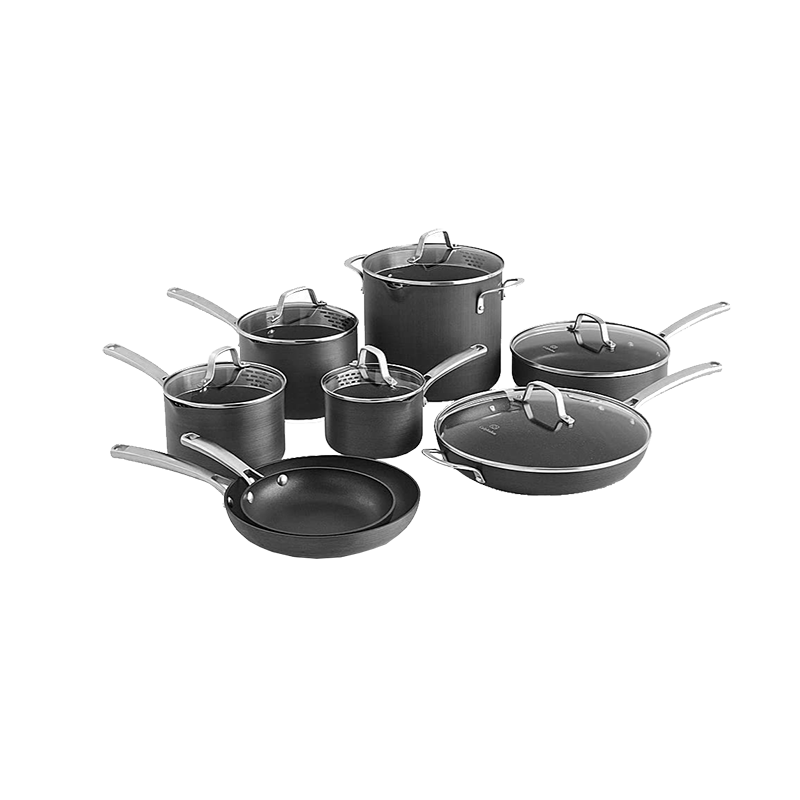 Calphalon Classic™ Hard-Anodized Nonstick 14-Piece Cookware Set