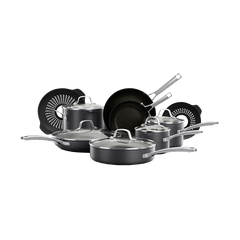 Calphalon Classic™ Hard-Anodized Nonstick 14-Piece Cookware Set with No-Boil-Over Inserts