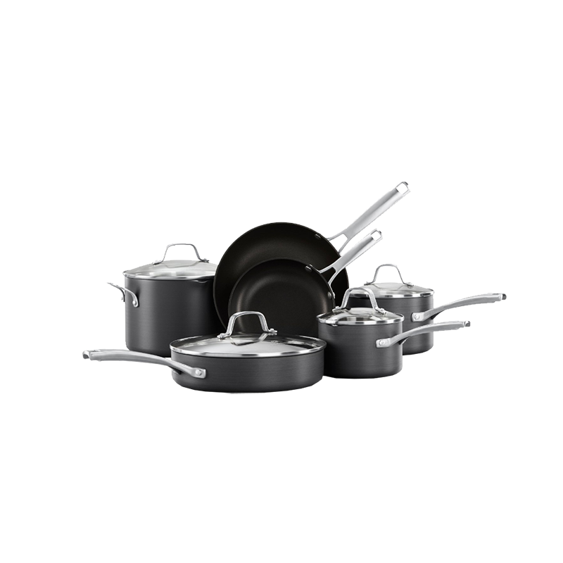 Calphalon Classic™ Hard-Anodized Nonstick 10-Piece Cookware Set
