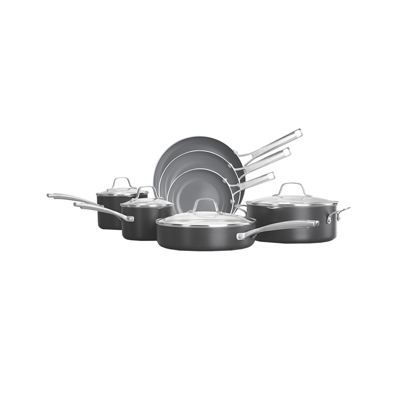 Calphalon Classic™ Oil-Infused Ceramic 11-Piece Cookware Set