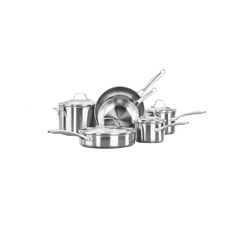 Calphalon Classic™ Stainless Steel 10-Piece Cookware Set
