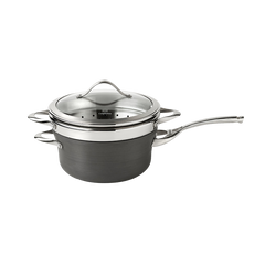 Calphalon Contemporary Nonstick 4.5-qt. Sauce Pan with Steamer Insert with Cover