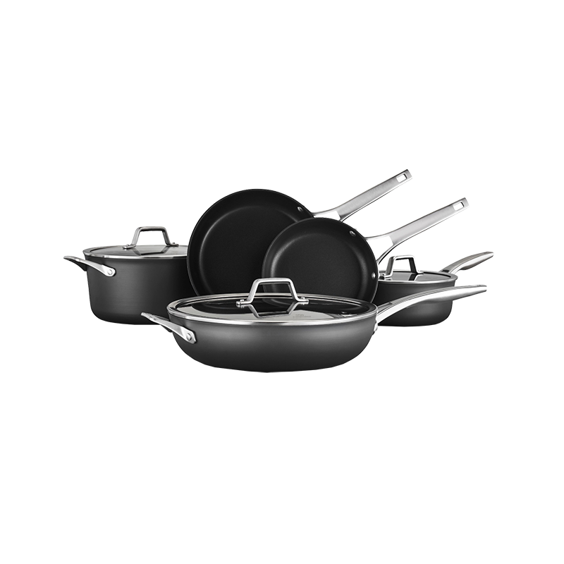 Calphalon Premier™ Hard-Anodized Nonstick Cookware 8-Piece Cookware Set