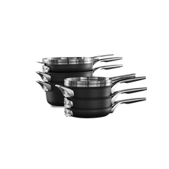 Calphalon Premier™ Space-Saving Hard-Anodized Nonstick Cookware, 10-Piece Set