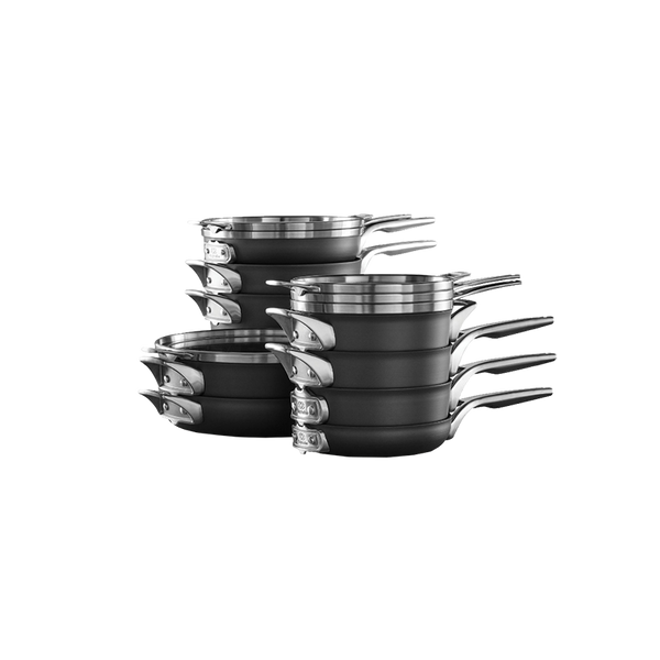 Calphalon Premier™ Space-Saving Hard-Anodized Nonstick 15-Piece Cookware Set