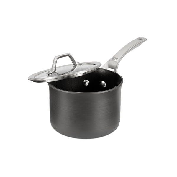 Calphalon Signature Hard-Anodized Nonstick 2-Quart Sauce Pan with Cover, 2  QT