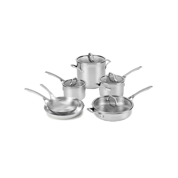 Calphalon Signature™ Stainless Steel 10-Piece Cookware Set