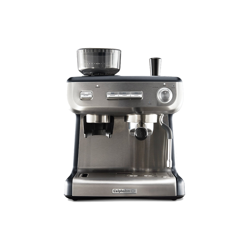 Calphalon Temp IQ Espresso Machine With Grinder And Steam Wand, Stainless