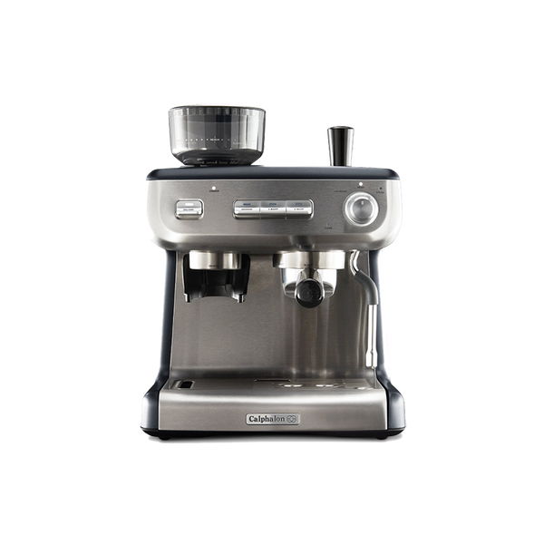 Calphalon Temp IQ Espresso Machine With Grinder And Steam Wand, Stainless