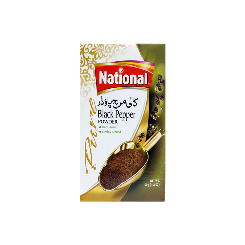 National Black Pepper 50gm Powder