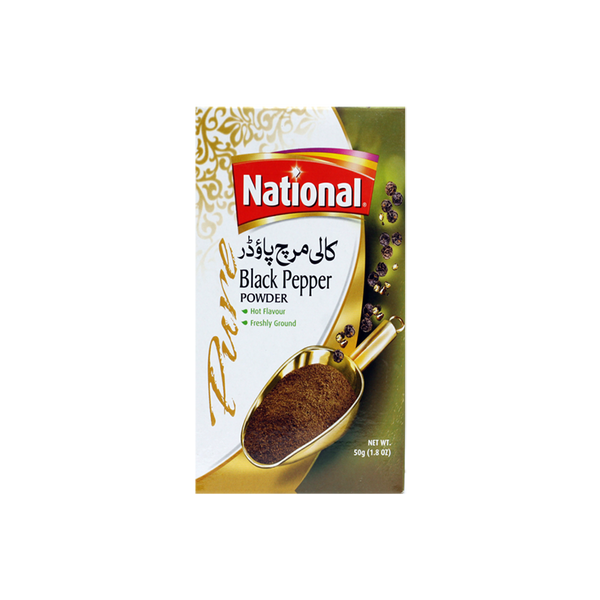 National Black Pepper 50gm Powder