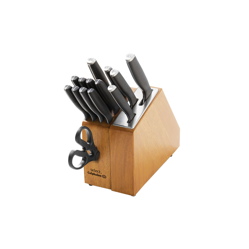 Select by Calphalon Self-Sharpening 15-Piece Cutlery Knife Block Set