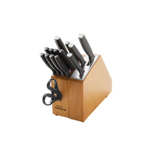 Select by Calphalon Self-Sharpening 15-Piece Cutlery Knife Block Set