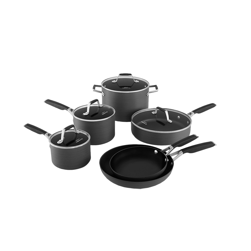 Select by Calphalon™ Hard-Anodized Nonstick Pots and Pans, 10-Piece Cookware Set