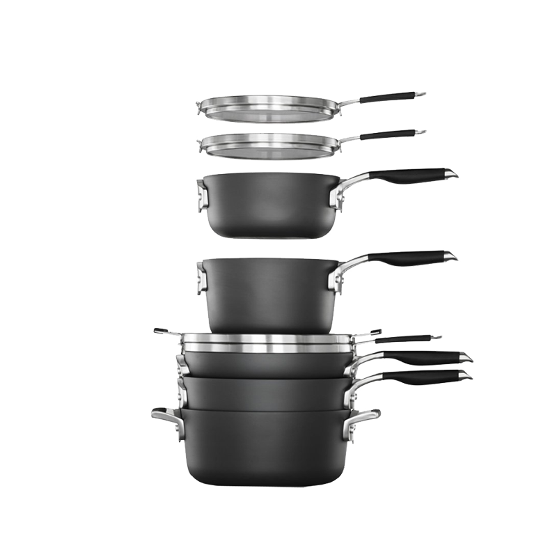 Select by Calphalon™ Space-Saving Hard-Anodized Nonstick 14-Piece Cookware & Utensil Set