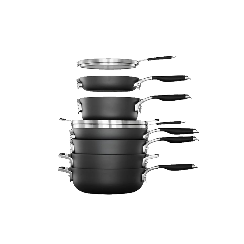 Select by Calphalon™ Space-Saving Hard-Anodized Nonstick 9-Piece Cookware Set