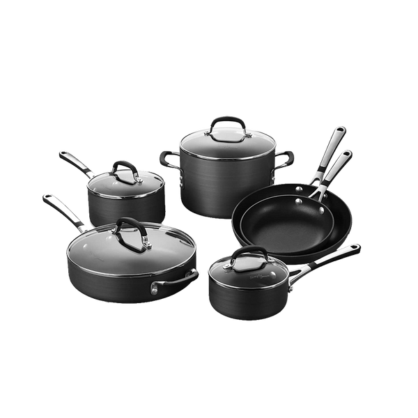 Simply Calphalon Hard-Anodized Nonstick 10-Piece Cookware Set