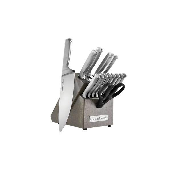 Calphalon Classic Self-Sharpening Stainless Steel 15-Piece Knife Block Set