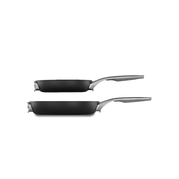 Calphalon Premier™ Space-Saving Hard-Anodized Nonstick 8-Inch and 10-Inch Fry Pan Set