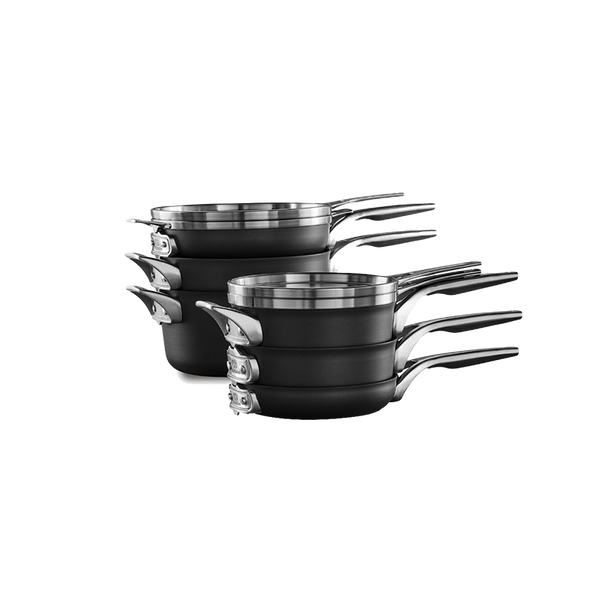 Calphalon Premier™ Space-Saving Hard-Anodized Nonstick Cookware, 10-Piece Set