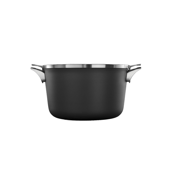 Calphalon Premier™ Space-Saving Hard-Anodized Nonstick Cookware, 12-Quart Stock Pot with Cover