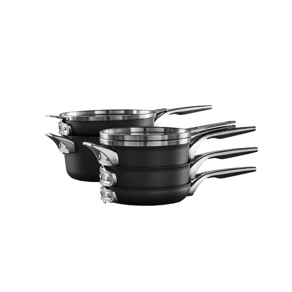 Calphalon Premier™ Space-Saving Hard-Anodized Nonstick Cookware, 8-Piece Set