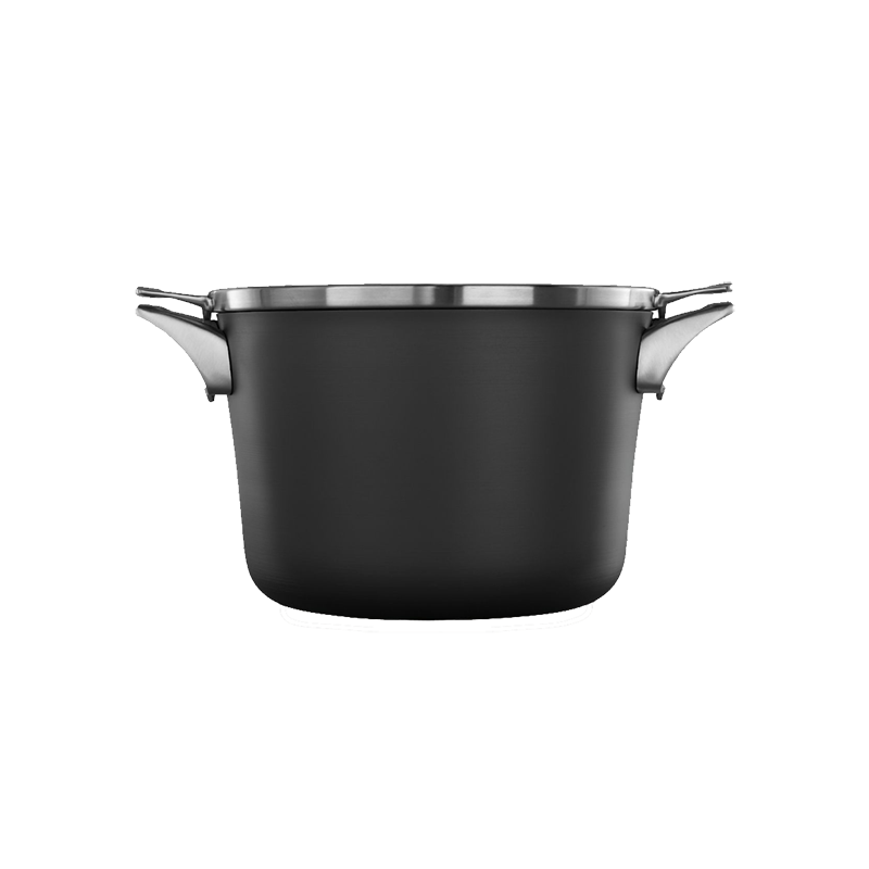 Calphalon Premier™ Space-Saving Hard-Anodized Nonstick Cookware, 8-Quart Stock Pot with Cover