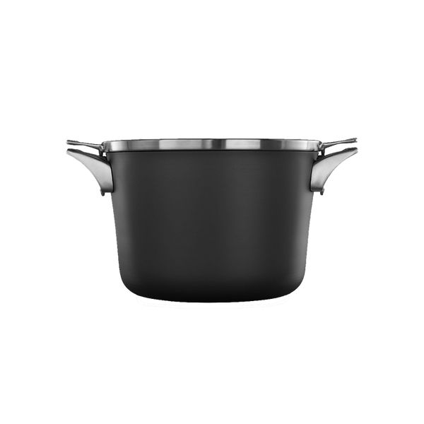 Calphalon Premier™ Space-Saving Hard-Anodized Nonstick Cookware, 8-Quart Stock Pot with Cover