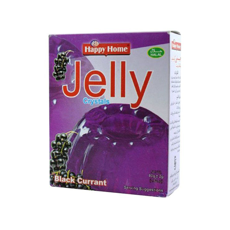 Happy Home Black Current Jelly Crystals 80gm