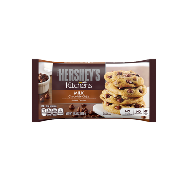 Hershey's Milk Chocolate Chips 326gm