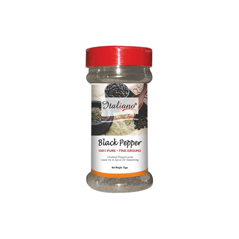 Italiano Black Pepper 75gm