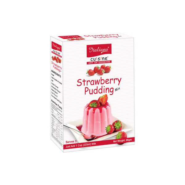 Italiano Pudding Mix Strawberry 85gm