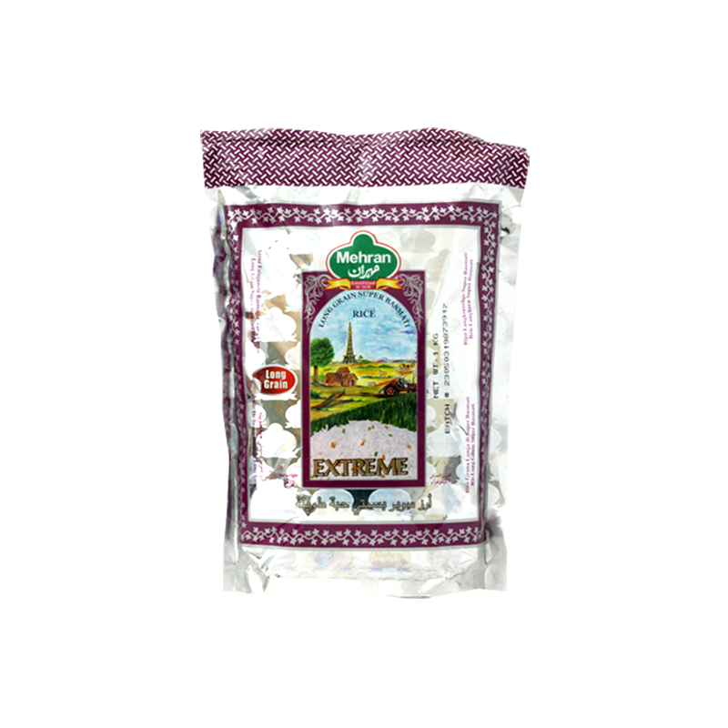 Mehran Rice 1kg Long Grain Super Basmati