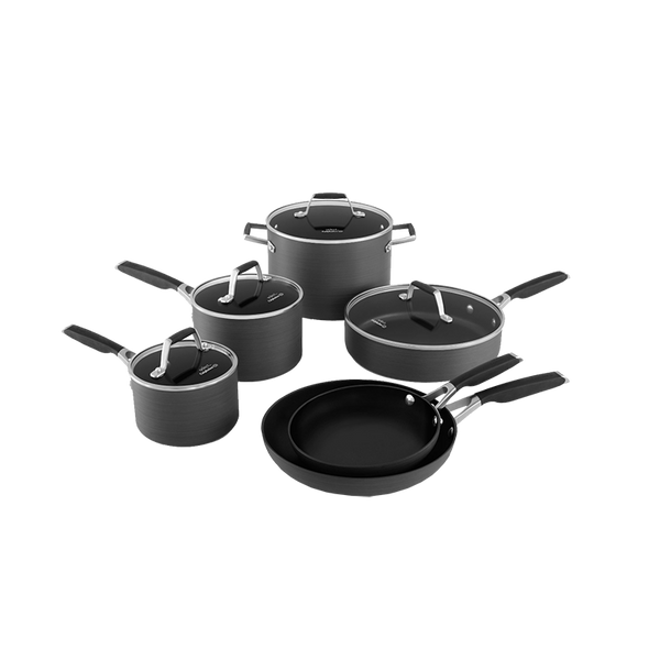 Select by Calphalon™ Hard-Anodized Nonstick Pots and Pans, 10-Piece Cookware Set