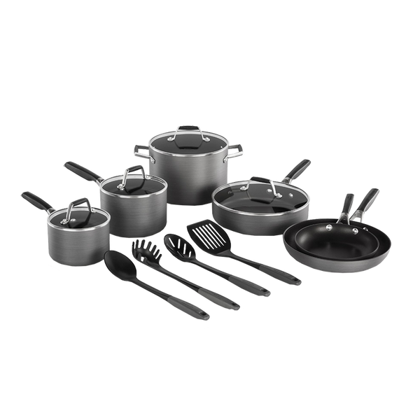 Select by Calphalon™ Hard-Anodized Nonstick Pots and Pans, 14-Piece Cookware Set