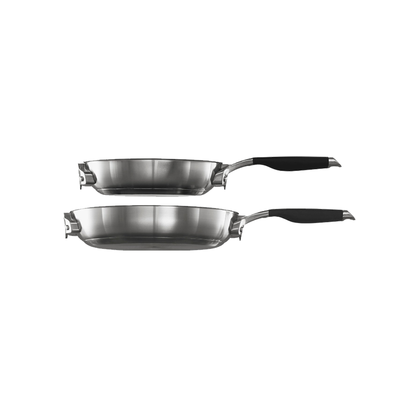 Select by Calphalon™ Space-Saving Stainless Steel 8-Inch and 10-Inch Fry Pan Set