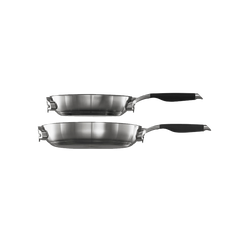 Select by Calphalon™ Space-Saving Stainless Steel 8-Inch and 10-Inch Fry Pan Set