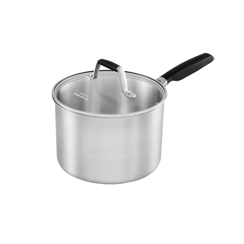 Select by Calphalon™ Stainless Steel 3.5-Quart Sauce Pan with Cover