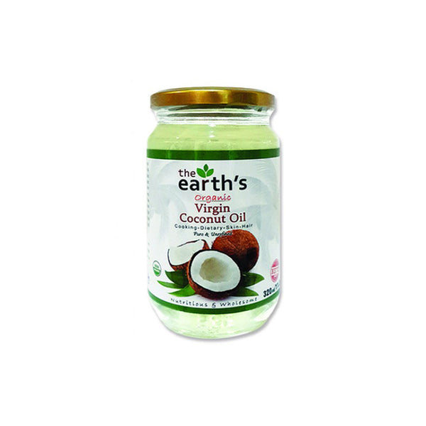 The Earth's Organic Virgin Coconut Oil 310ml